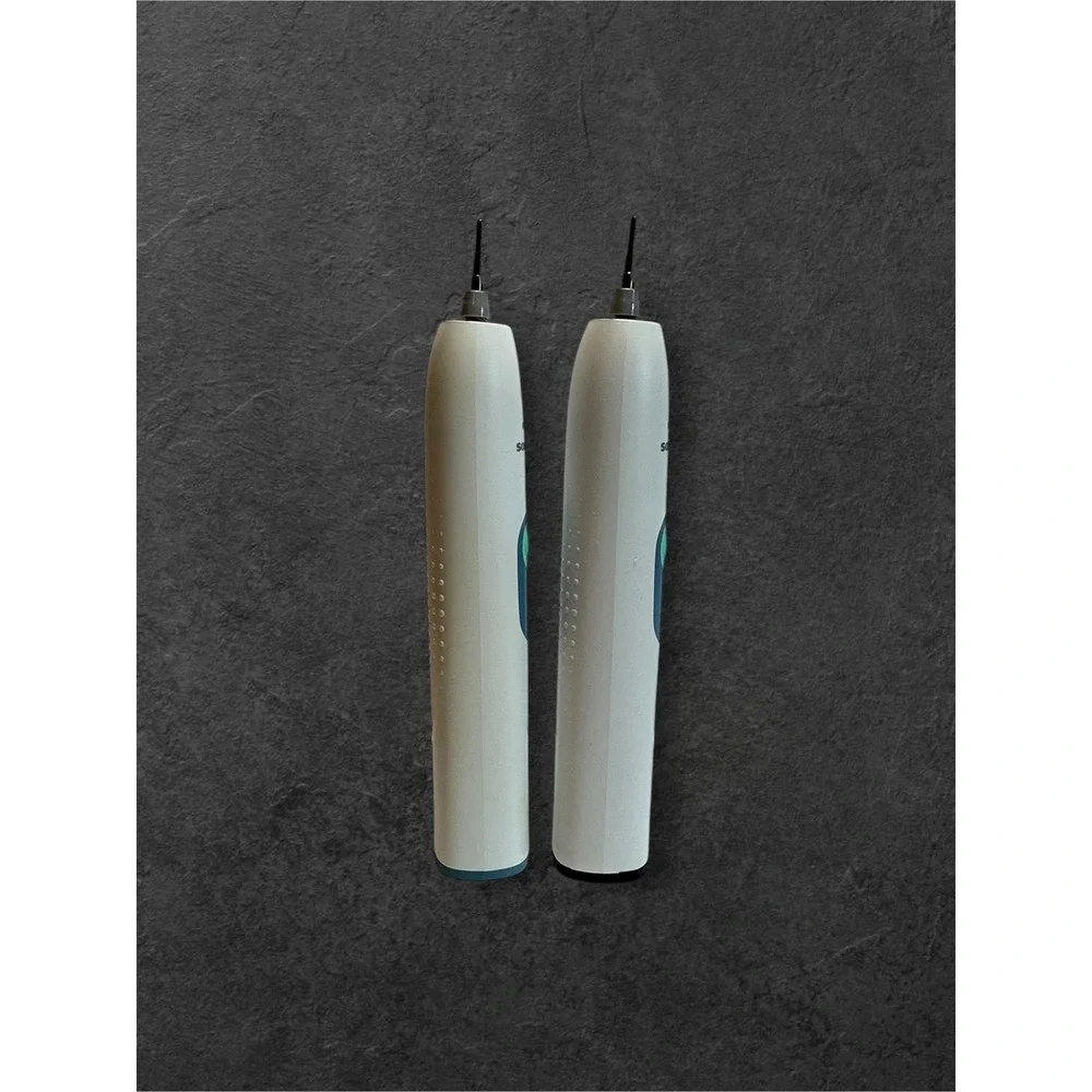Set of 2 Philips Sonicare Toothbrush White HX6240-05 Dual Handle Set - Works